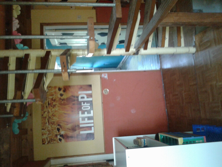 Trap boven naar keuken